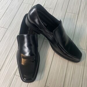 Stacy Addams Cassidy Black Leather Dress Shoes Men's Size 9